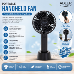 Mini Fan Very Stylish Rechargeable